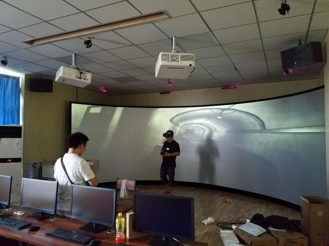 西安工程大学VR虚拟现实实训室（北京永利皇宫品质建设）