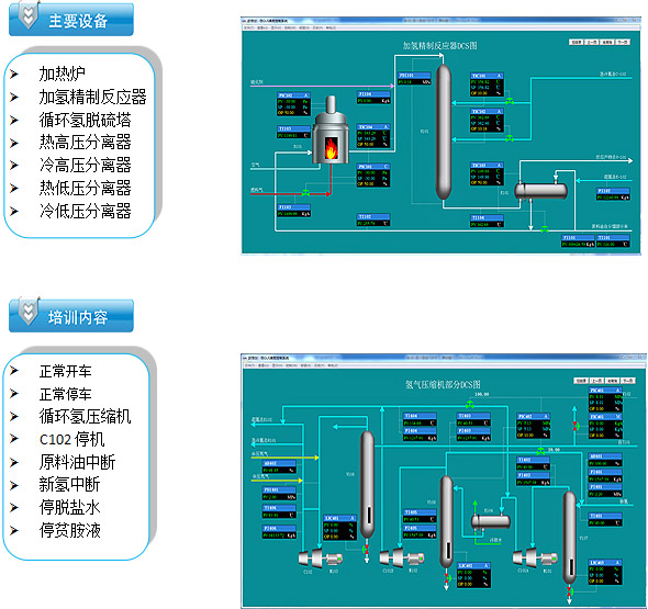 柴油加氢3D虚拟现实仿真软件